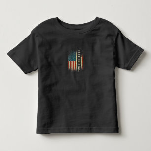 Mens Patriotic Electrician Gifts American Usa Flag Toddler T-Shirt