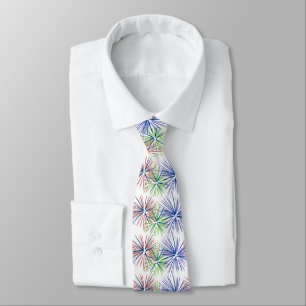 Men's Patriotic Fireworks Tie