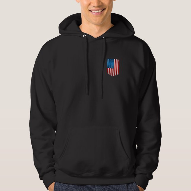 Men's Patriotic Hoodie (Front)