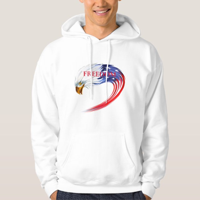 Men's Patriotic Hoodie (Front)