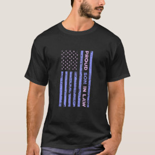 Mens Patriotic Son In Law Family Matching Vintage  T-Shirt