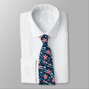 Mens Patriotic USA Tie