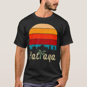 Mens Pattaya Thailand Skyline  T-Shirt