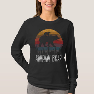 Mens Pawpaw Bear Vintage Father's Day For Retro D T-Shirt