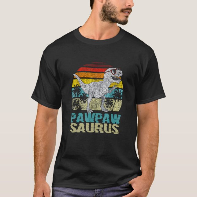 Mens Pawpawsaurus rex Dinosaur  Pawpaw Saurus Fami T-Shirt (Front)