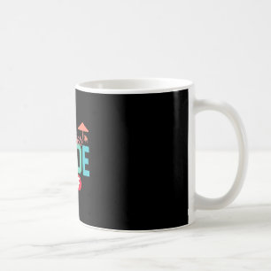 Mens pe teacher mode off hello summer teacher off coffee mug