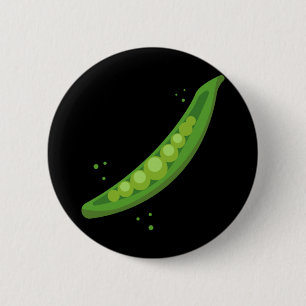 Mens pea pod couple outfit matching clothes funny 6 cm round badge