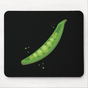 Mens Pea Pod Couple Outfit Matching Clothes Funny Mouse Pad