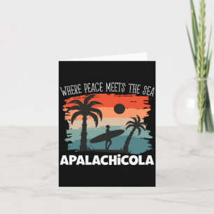 Mens Peace Meets the sea - Apalachicola Card