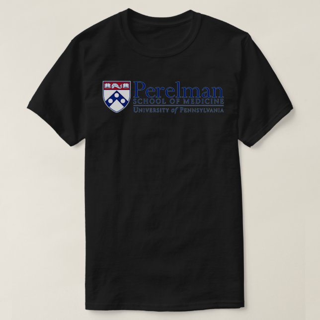 Mens Penn Quakers Apparel Perelman School of Medic T-Shirt (Design Front)