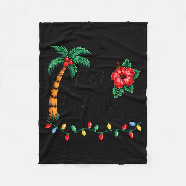 Mens Pepaw Elf Christmas Party Matching Family Gro Fleece Blanket (Front)