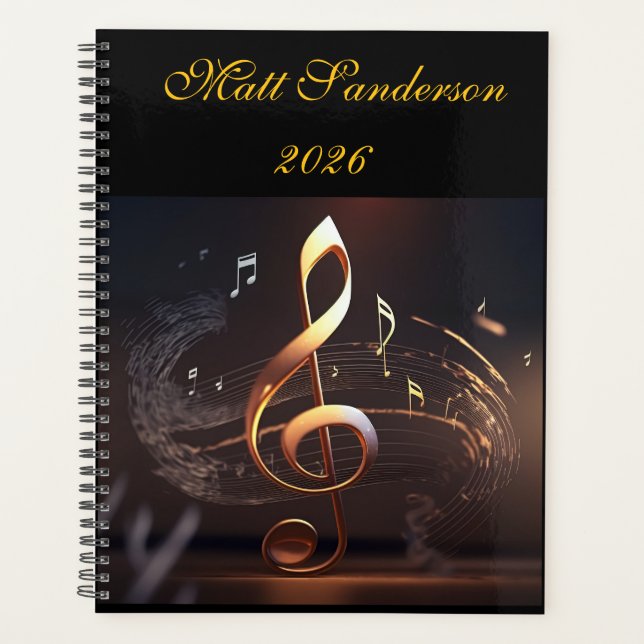 Men's Personalised 2026 Planner (Front)