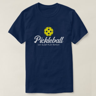 Men's pickleball t shirt - navy blue colour