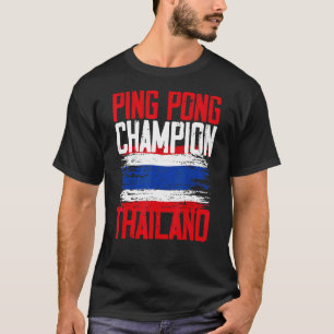 Mens Ping Pong Show Thailand Thai Flag T-Shirt