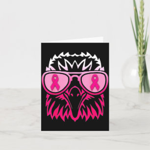 Mens Pink Ribbon Sungles Support Breast Cancer Card