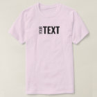 Mens Pink T Shirt Modern Elegant Template