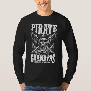 Mens Pirate Grandpa Jolly Roger Freebooter 7 T-Shirt