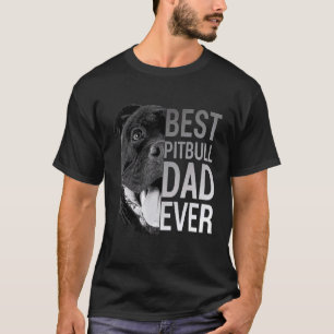 Mens Pitbull Dad Dog T-Shirt