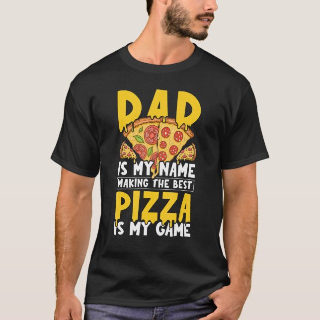 Mens Pizzeria Professional Pizza Baker Dad - Pizza T-Shirt (Front)