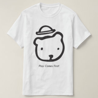 Men's Play Comes First Classic BW T-Shirt