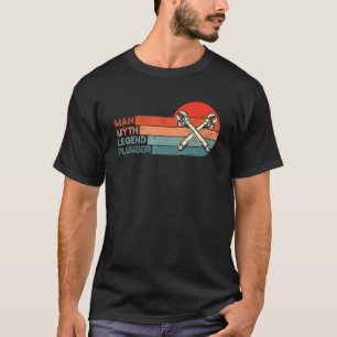 Mens Plumbing Saying Pipefitter & Plumber 1 T-Shirt