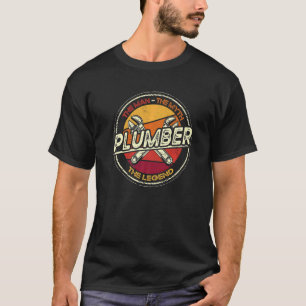 Mens  Plumbing Saying  Pipefitter & Plumber  1 T-Shirt