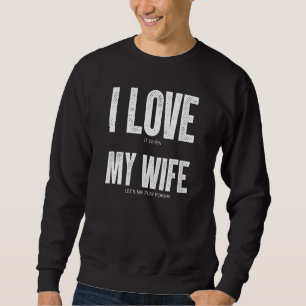 Mens Poker Casino Gambler Wife Husband Gambling Sweatshirt