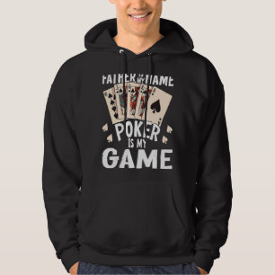 Mens Poker Dad Father Poker Player Quote Tournamen Hoodie