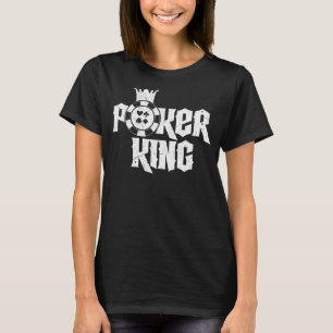 Mens Poker King Texas Hold'em Gambling Pot Cards P T-Shirt