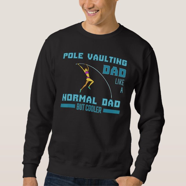 Mens Pole Vaulting Beginner Vault Jumping Trainer  Sweatshirt (Front)