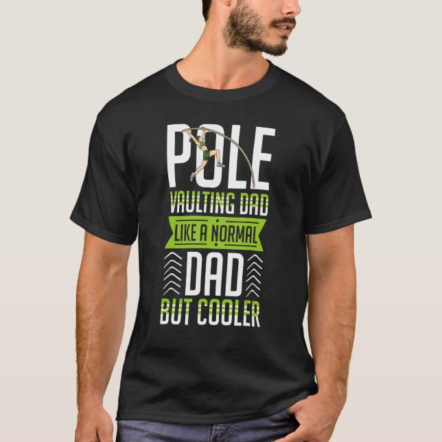 Mens Pole Vaulting Beginner Vault Jumping Trainer  T-Shirt (Front)