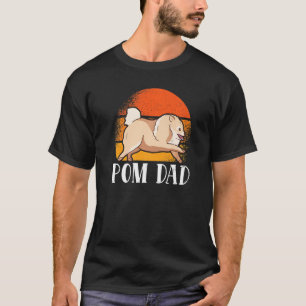 Mens Pom Dad Dog Owner Pomeranian 1 T-Shirt