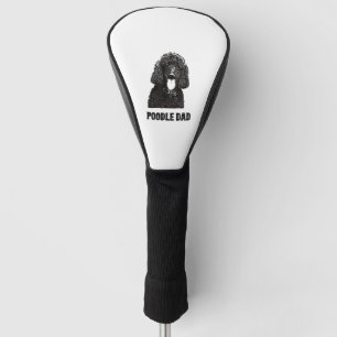 Mens Poodle Dad - Standard Poodle Dad Golf Head Cover