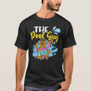 Mens Pool Guy Swimming Pool Maintenance T-Shirt