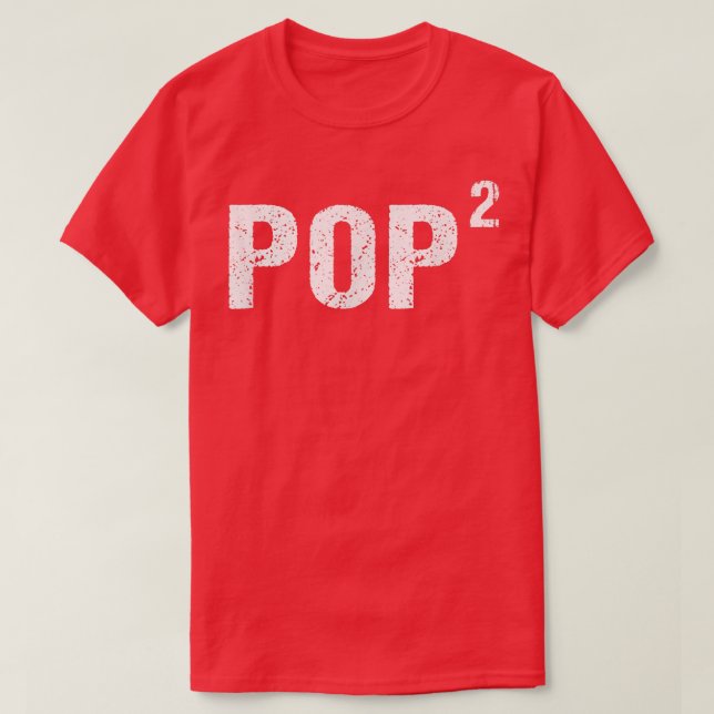 Mens Pop Squared  Pop to the Second Power  Gramps  T-Shirt (Design Front)