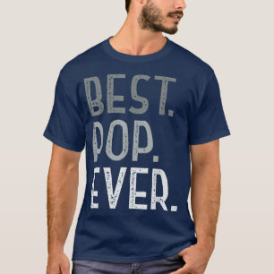 Mens Pop Ts for Grandpa Men Father's Day Best Pop T-Shirt