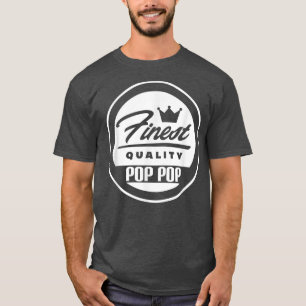 Mens PopPop Grandfather Fathers Day Gift T-Shirt