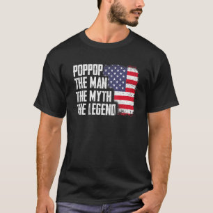 Mens Poppop - The Legend Fathers Day T-Shirt