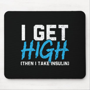 Mens Powered By Insulin T2d Diabetes Awareness Mouse Pad