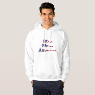 Men's Premium God Bless America Hoodie - Patriotic