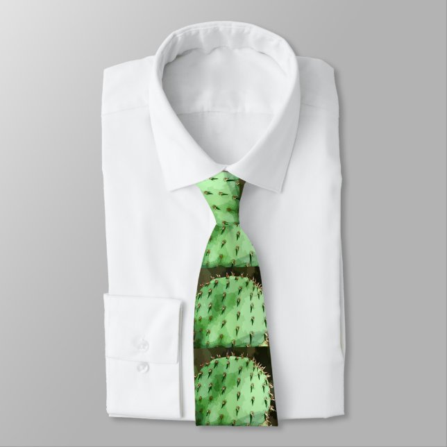 Men's Prickly Pear in Cartoon Tie (Tied)