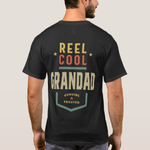 Mens Product Reel Cool Grandad Fishing Gift T-Shirt