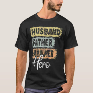 Mens Profession dad hero father Embalmer Raglan Ba T-Shirt