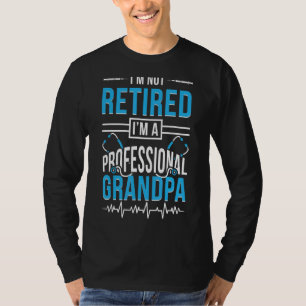 Mens Professional Grandpa Retired Doctor Retiremen T-Shirt