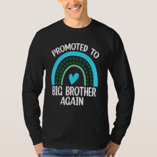 Mens Promoted To Big Brother Again Rainbow New Bab T-Shirt