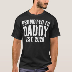 Mens Promoted To Daddy 2020 Soon To Be Dad Gift T-Shirt
