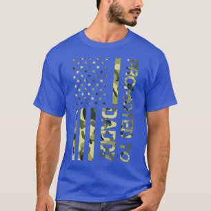 Mens Promoted To Daddy American Flag Camo New T-Shirt