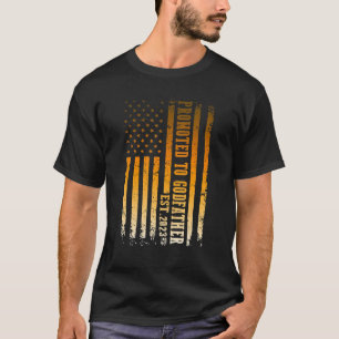 Mens Promoted To Godfather 2023 For New Godfather T-Shirt