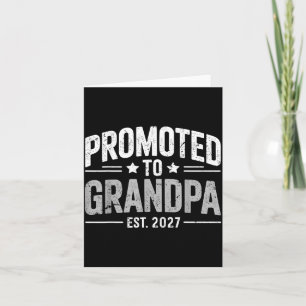 Mens promoted to grandpa 2027 new grandpa card