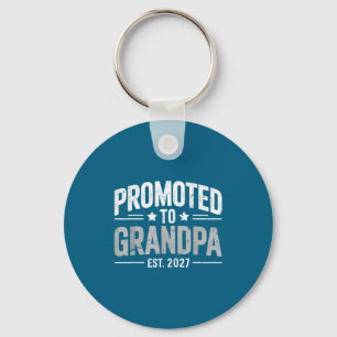 Mens promoted to grandpa 2027 new grandpa key ring